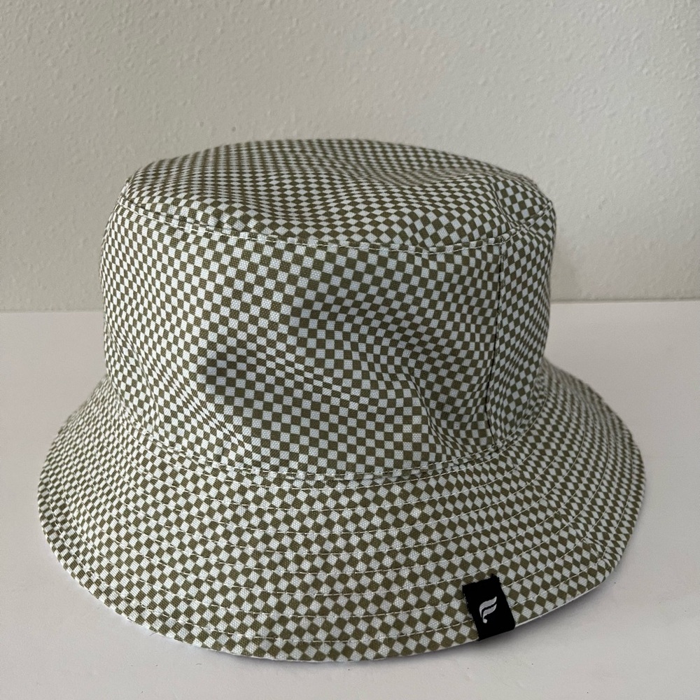 Fabletics Stylish Checkered Bucket Hat One Size